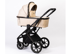 Коляска 3в1 Peppy Tecla 2024 Stone Chrome Edition, Бежевый