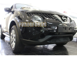 Защита радиатора Nissan Juke 2014- black