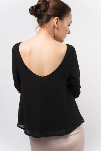 Блузка с длинным рукавом