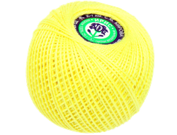 Пряжа Ирис (ПНК им Кирова) 25гр цвет № 0204 бледно желтый