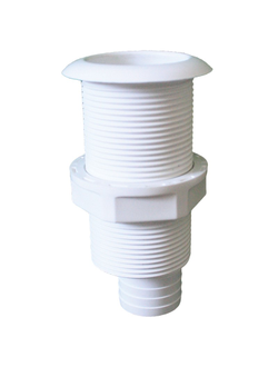 Сливная трубка Nuova Rade 197012 резьба 2" 122мм со шланговым наконечником из белого пластика