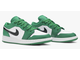 Nike Air Jordan Retro 1 Low Pine Green (Зеленые) сбоку