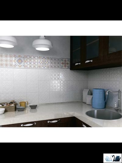 Керамическая плитка Kerama Marazzi Суррей белый 20x20 глянцевый