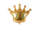 G 36 Фигура Корона золотая Голография / Glittering Crown Gold / 1 шт /