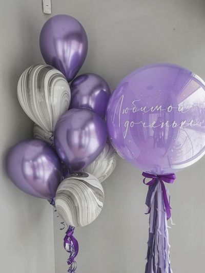 Сет из гелиевых шаров &quot;Любимой доченьке&quot;
