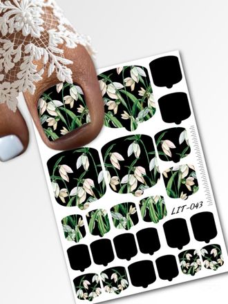 Мини пленки для педикюра LIT-043