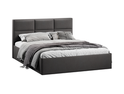 Спальня СТЕЛЛА - Кровать с подъемным механизмом Тип 1 Велюр Графит