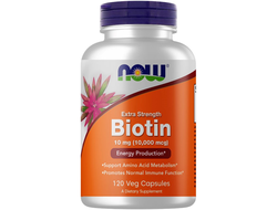 (NOW) Biotin 10.000 мкгр - (120 капс)