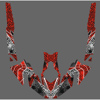 Наклейки на снегоход Tundra - 2010 2011 2012 2013  №1049