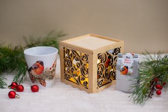 Новогодний набор «Снегири. Кубик»