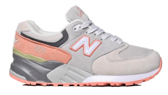 New balance 999 серые с розовым женские (36-40) Арт. 006МF(I)