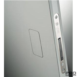 Магнитный замок B-NOHA MINI с отв.планкой 190 мм, матовый хром