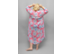 Пляжное платье Арт. 2305 (Цвет розовый,зеленый) Размеры 58-84