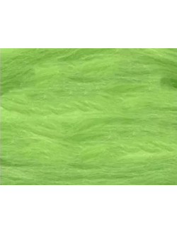 Шерсть для валяния, лента гребенная, Камтекс, полутонкая, зеленое яблоко (045), 50г