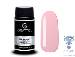 ( 20мл ) Камуфлирующая База №7  для гель-лака Grattol Rubber Base