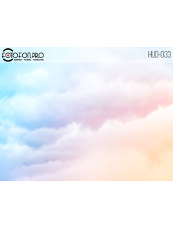 Фотофон виниловый «Радужные облака»