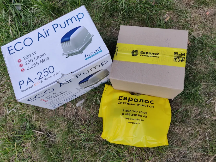 Станция ЕВРОЛОС ПРО 30 комплектуется мощным компрессором JECOD ECO Air PUMP PA-250