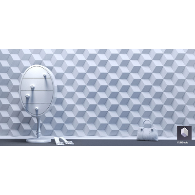 Гипсовая панель CUBE артикул E-0021