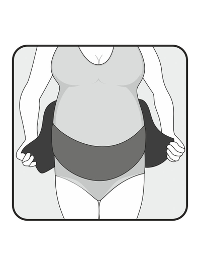 Купить бежевый бесшовный бандаж для беременных 3648 ФЭСТ