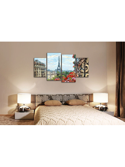 Модульная картина "Красочный Париж"