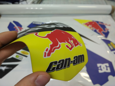 Наклейки на квадроцикл Can-am BPR Renegade #770 RedBull