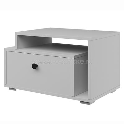 ЗБР091 Тумба прикроватная Оскар с надстройкой. Размер: 622*370*383