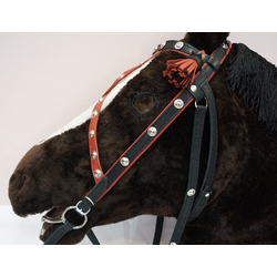 Узда кожаная (размер COB)