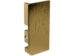 GOLA Заглушка закрытая для профиля L для нижней базы, Золото крацованное (brush polish) (пара) GA0041.VS000.GLBAN.CJ   ARISTO