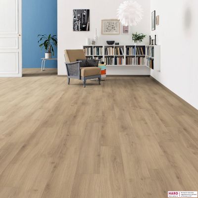 Ламинат Haro Tritty 100 Дуб Эмилия Пуро 538691 32 класс толщина 8 мм с фаской 1.98 м2
