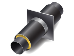 Опора неподвижная в ППУ изоляции, опора скользящая