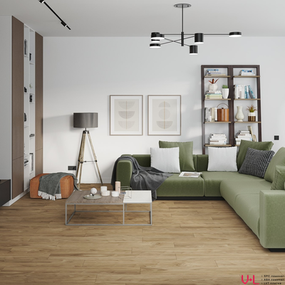 Кварцвиниловая плитка Damy Floor Family LVT Орех Европейский / European Walnut 0036-2 — LVT 43 класс толщина 2.5 мм с фаской клеевая 4.13 м2
