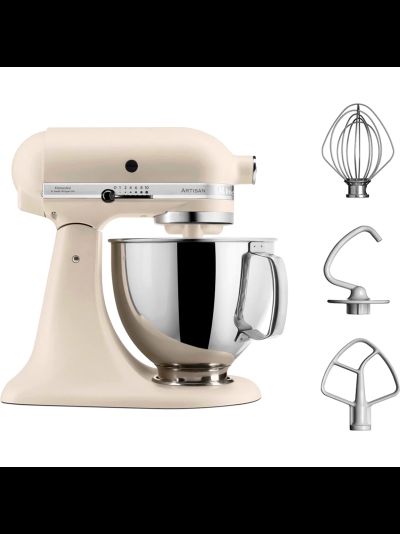 Планетарный Миксер KitchenAid ARTISAN 4.8л., матовый кремовый (milkshake), 5KSM125EMH