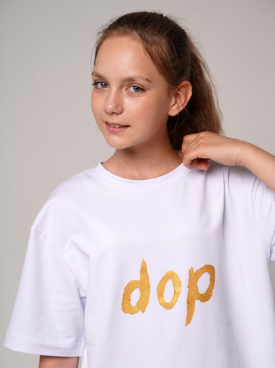 Футболка плотная с принтом dop
