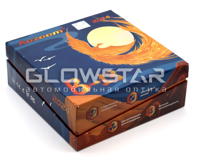 Билед модули Aozoom B-13 2024 (прямоугольные) 3.0 дюйма, 3 чипа, тройная линза, 2 кулера охлаждения, 5500K, 12V, 47W/79W, крепление 3R (комплект, 2шт)