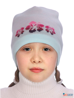 Шапка  21201-03, цвет светло-бирюзовый р. 54-56