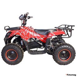 Квадроцикл GreenCamel Gobi K40 (12Ah 36V 800W R6 Цепной привод) быстросъем, Красный паук