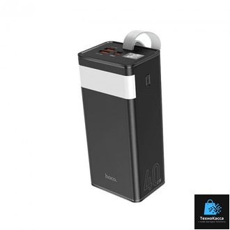 Power Bank HOCO J86 Powermaster с функцией настольной лампы 40000mAh, черное