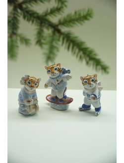 Комплект ёлочных игрушек "Тигрята"