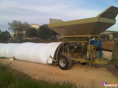 Передвижная вальцовая плющилка влажного зерна с прессом ROmiLL СР1 Simple