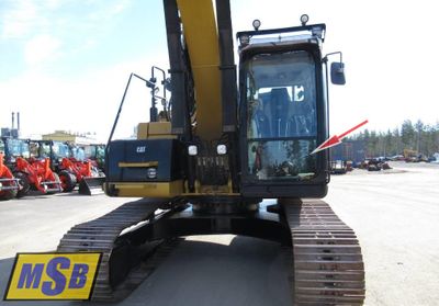 Стекло лобовое на Cat 320DL, Cat 324DL, Cat 325DL, Cat 329DL, Cat 336DL, Cat 320EL, Cat 324EL