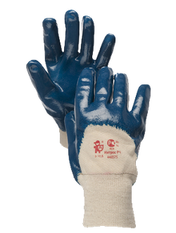 Перчатки нитриловые, манжет, полное покрытие