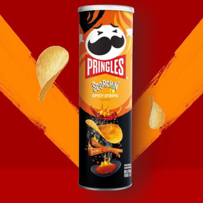 Чипсы Pringles Steak and foie gras со вкусом стейка и фуагра