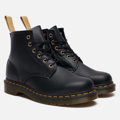 Ботинки Dr Martens 101 Vegan Felix Rub-Off черные
