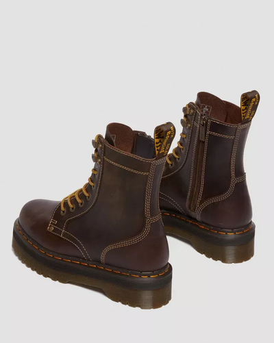 Ботинки Dr Martens Jadon Arc Crazy Horse Platforms Brown