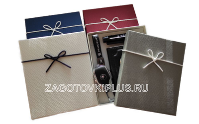 Премиум подарочная коробочка для наборов "Винный красный"