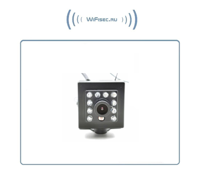 Охранная IP WiFi-LAN видеокамера с ночным видением и аудиоканалом, встроенный DVR. Full HD (CamHi)