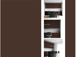 Мебельные фасады  в цвете Арабика 002643  NEOMATT