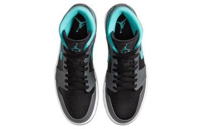 баскетбольные кроссовки Nike Air Jordan 1 Mid Grey Aqua 554724-063