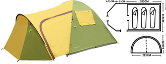 Палатка 3-х местная Chanodug FX-8953