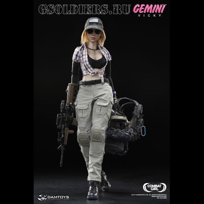 Боевая подруга Vicky - Коллекционная фигурка 1/6 COMBAT GIRL series Gemini Vicky  (DCG002) - DAMToys